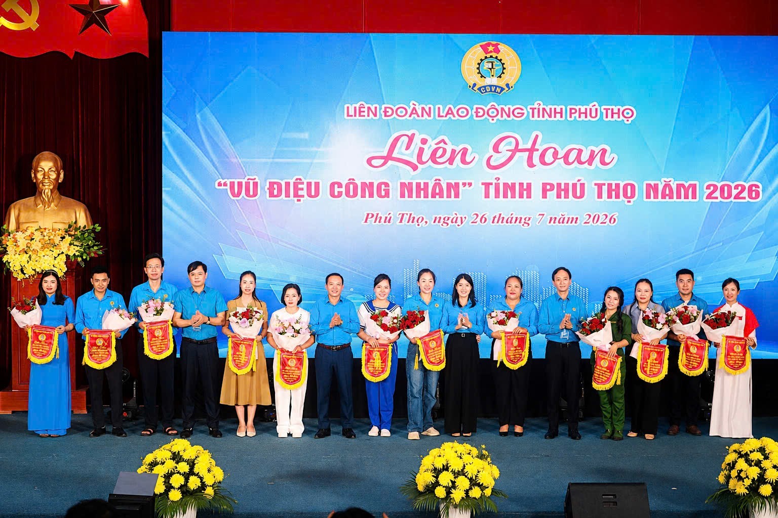  Bệnh viện Đa khoa Hòa Bình đạt giải A tại Liên hoan “Vũ điệu công nhân” tỉnh Phú Thọ năm 2026