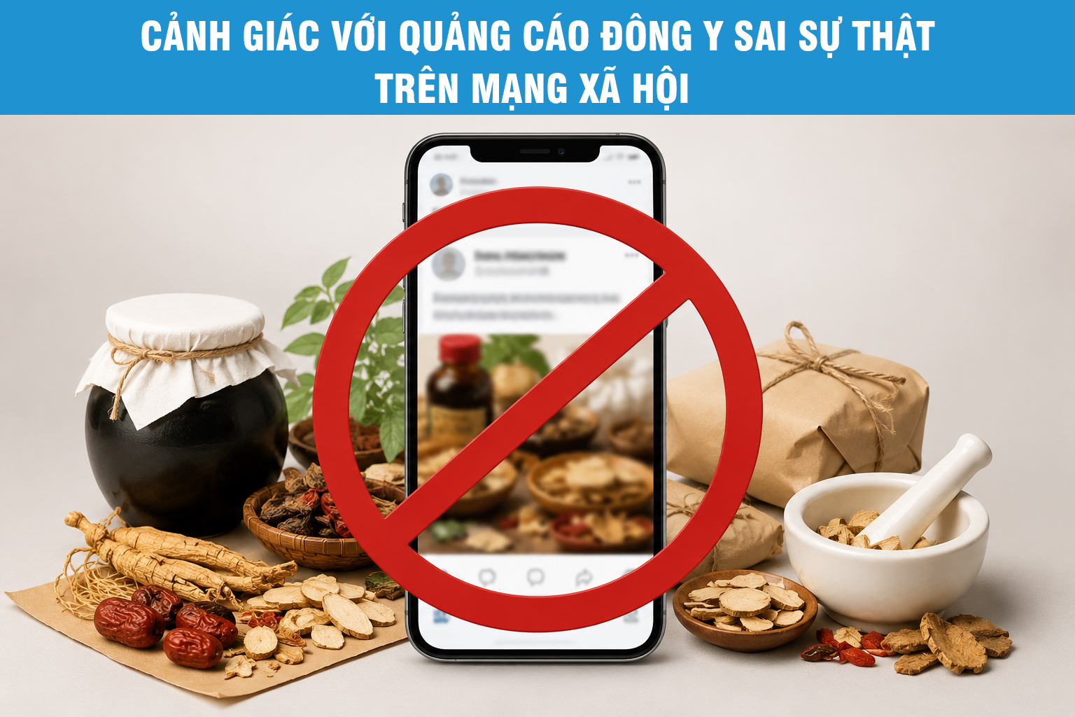  Cảnh giác với quảng cáo đông y sai sự thật trên mạng xã hội